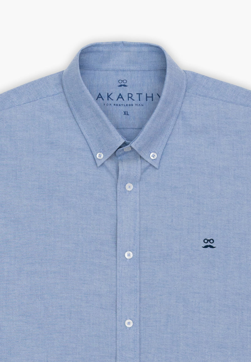 Camisa Oxford Marino