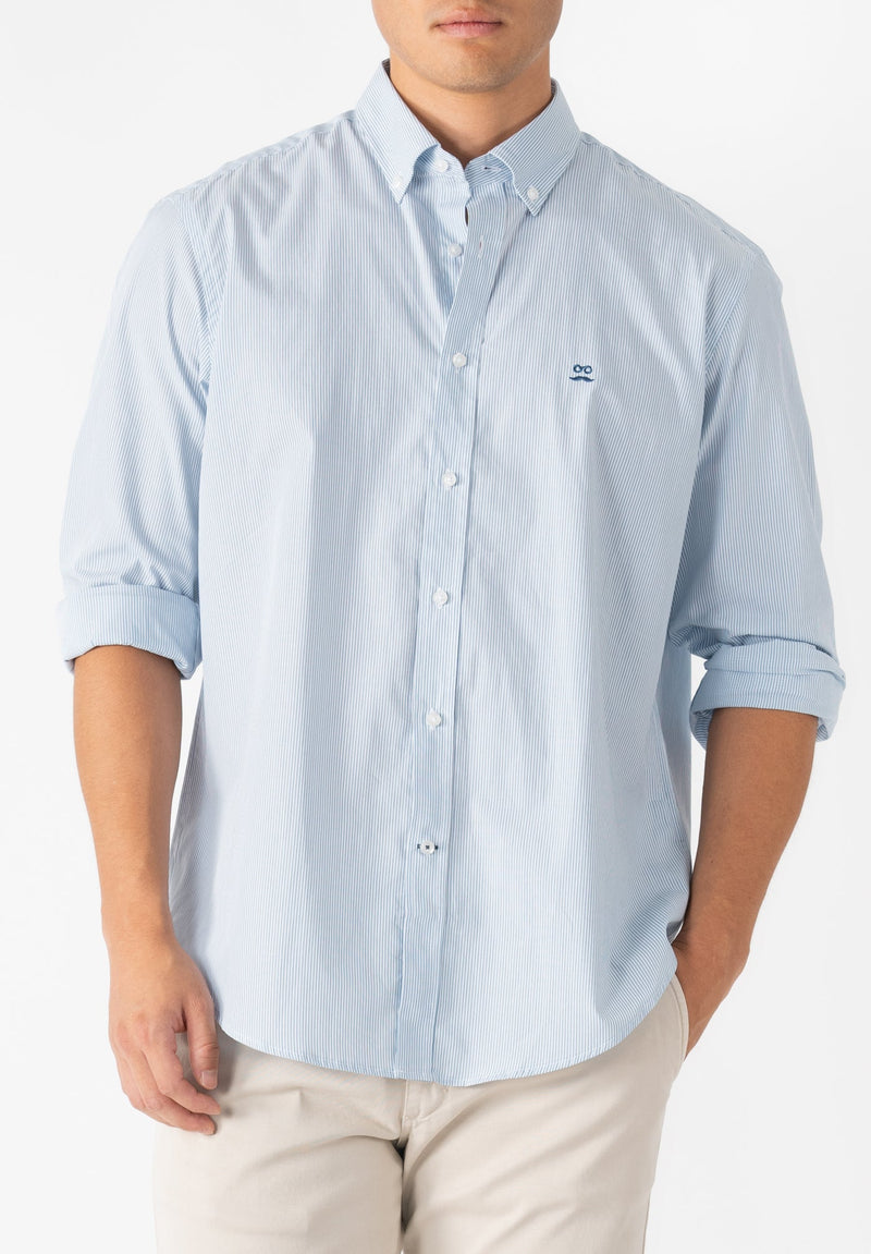 Camisa Classic Stripe Azulón